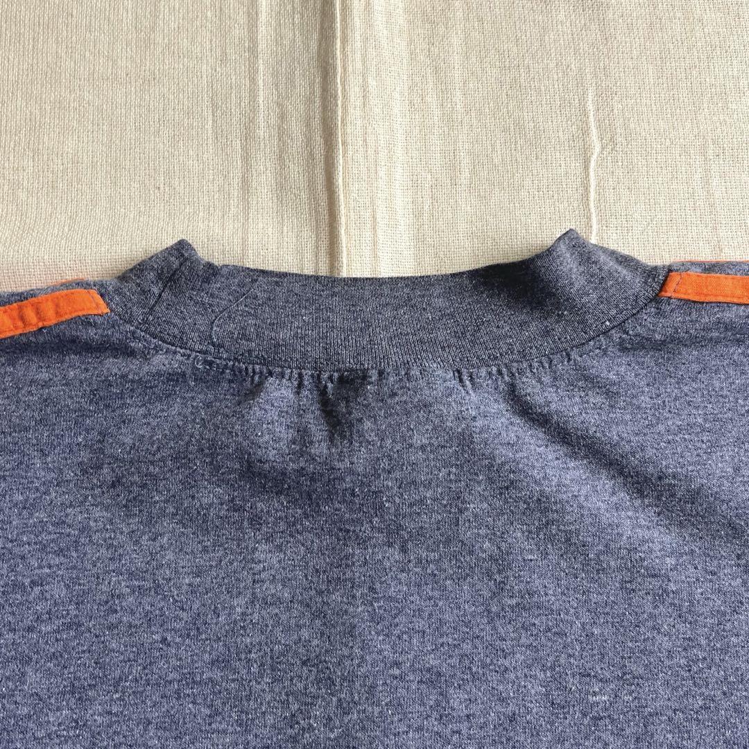 90s メキシコ製 old adidas 胸ロゴ刺繍 袖ライン L/S Tシャツ 90s メキシコ製 old adidas 胸ロゴ刺繍 袖ライン L/S Tシャツ