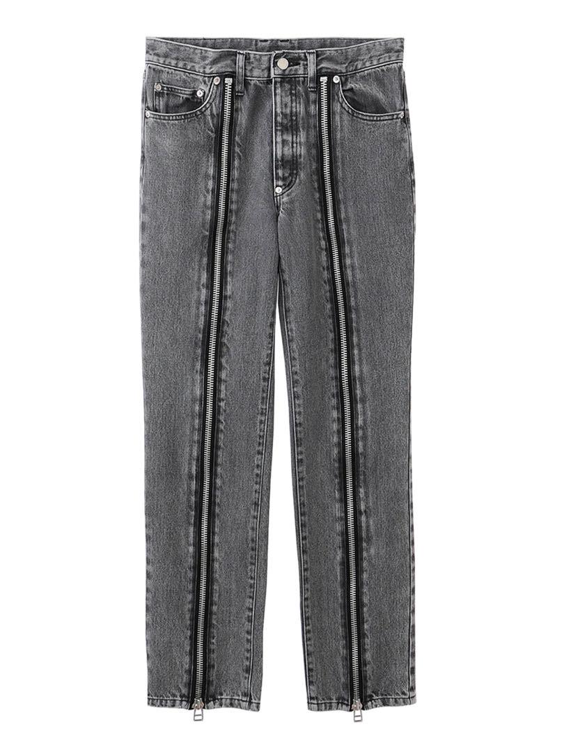 ジョンローレンスサリバン　Washed denim zipped pants気になる点などございましたら