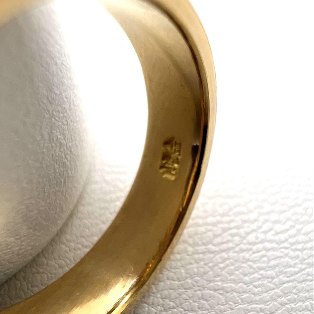 K24純金リング 甲丸　幅5.2㎜　厚さ2.3㎜　15号アップ 12.45 g 5-284 純金(K24)製 甲丸リングCタイプ ALPBK051 |K24 純金