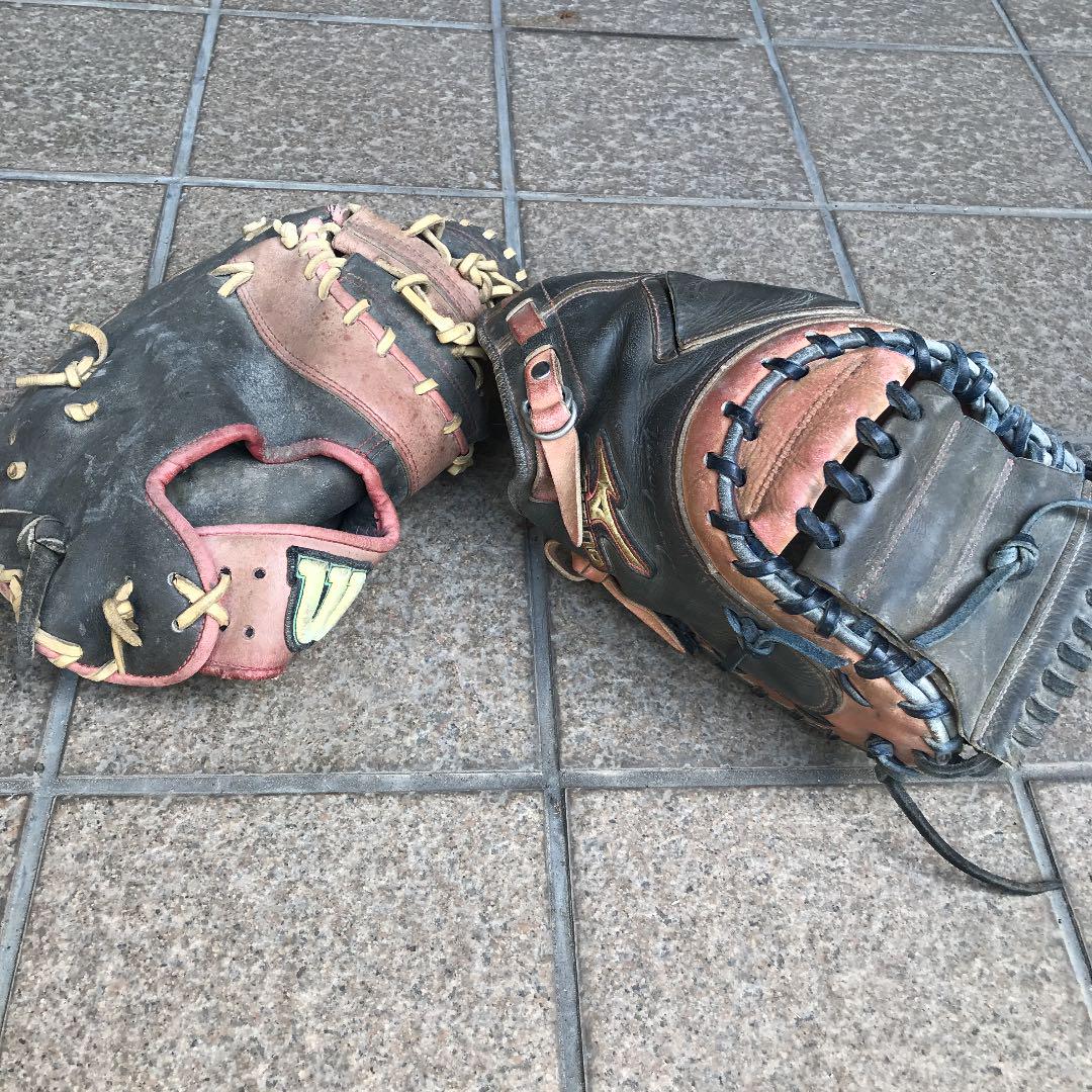 ミズノ ウィルソン グローブ キャッチャーミット ソフトボール 野球