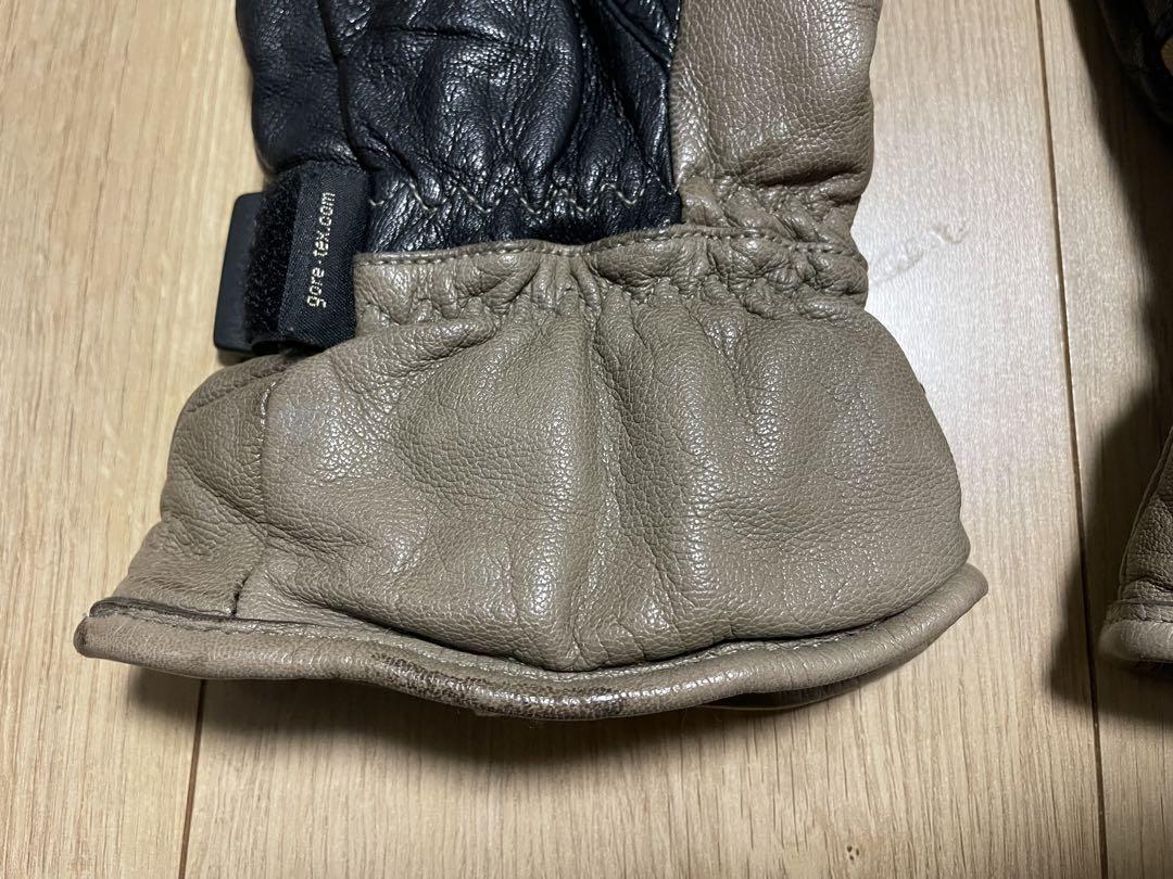 中古▪️HESTRA ヘストラ▪️3-Finger グローブ▪️グレー サイズ8