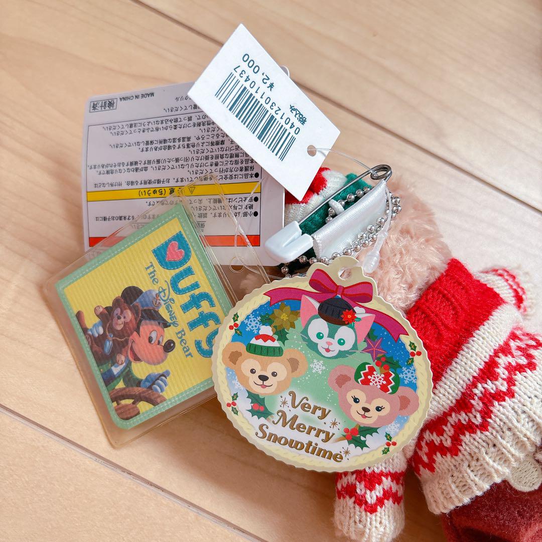 タグ付き】ダッフィー ぬいぐるみバッジ ぬいば クリスマス 2015