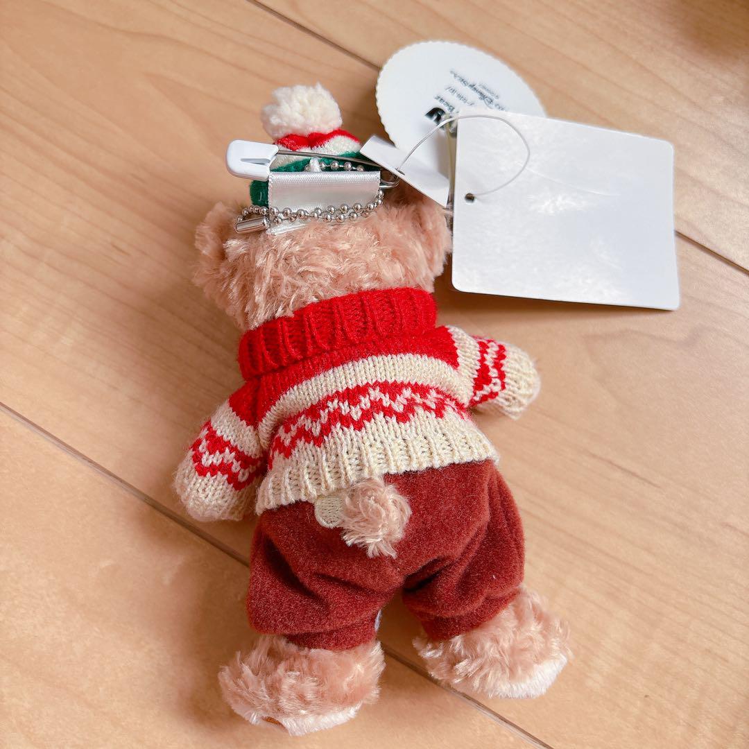 【タグ付き】ダッフィー ぬいぐるみバッジ ぬいば クリスマス 2015 タグ付き】ダッフィー ぬいぐるみバッジ ぬいば クリスマス 2015