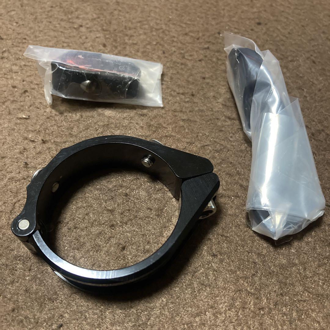 RIDEA フロントディレイラーマウント台座 ESFDSD2 黒