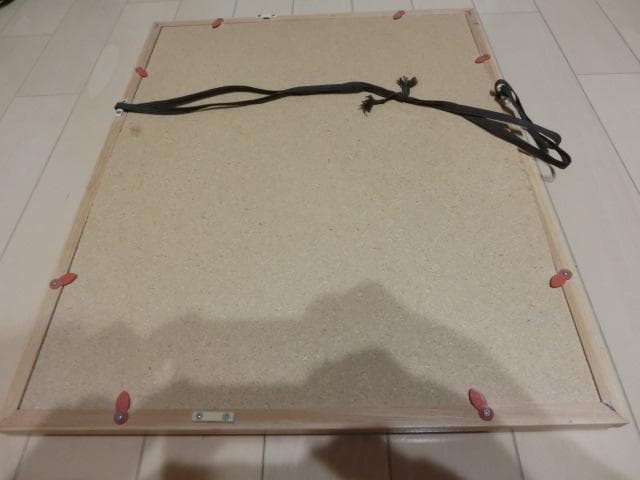 刺繍アート作品 庭園の風景