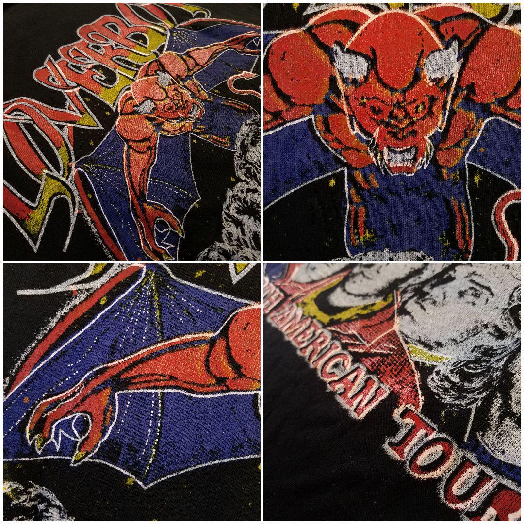 80sデッドストック『ラヴァーボーイ』ツアーTシャツ パキスタン製 黒 M #2