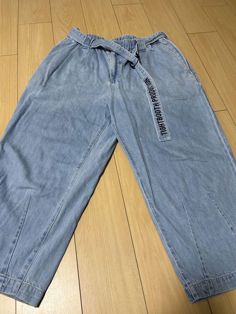 Tightbooth DENIM BAGGY SLACKS