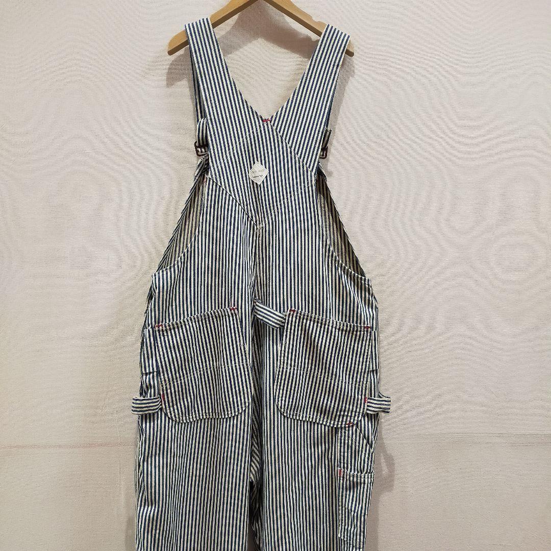 80〜90sBIG MAC ヴィンテージヒッコリーオーバーオール 80s BIG MAC hickory stripe overall 80年代 ビッグマック
