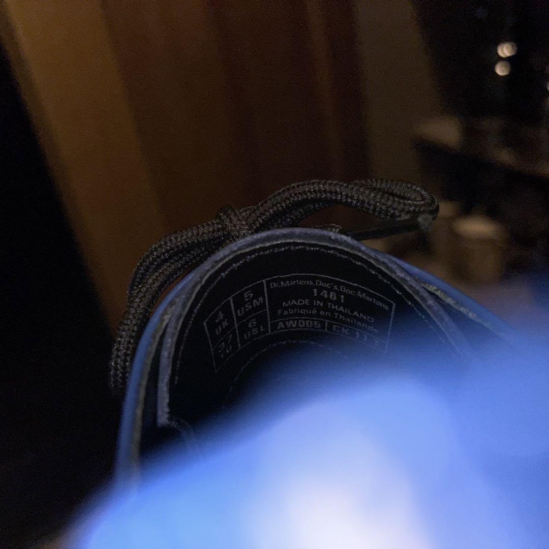 Dr.Martens 3ホールシューズ ブルー　4UK