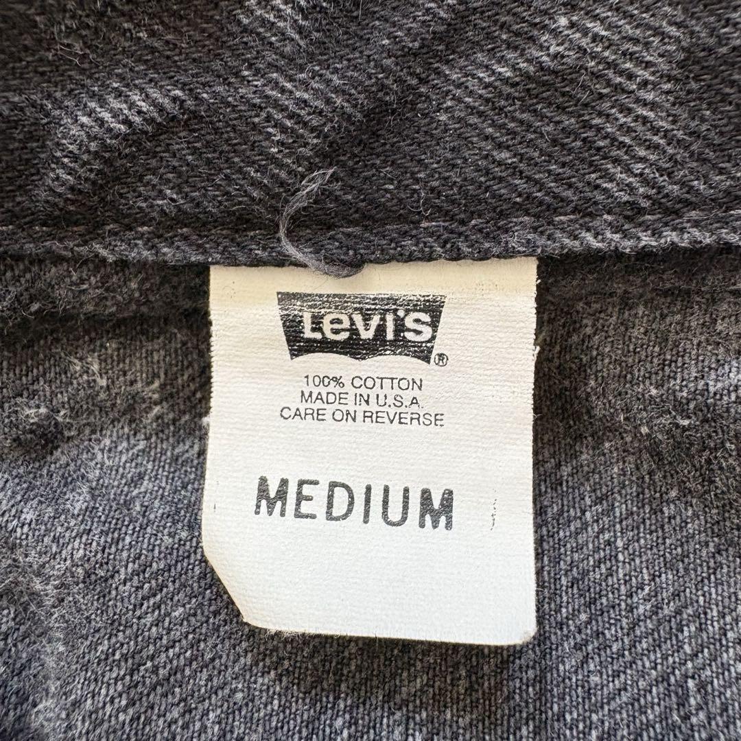 【90s】USA製 LEVI’S 70516 ブラック デニムジャケット M