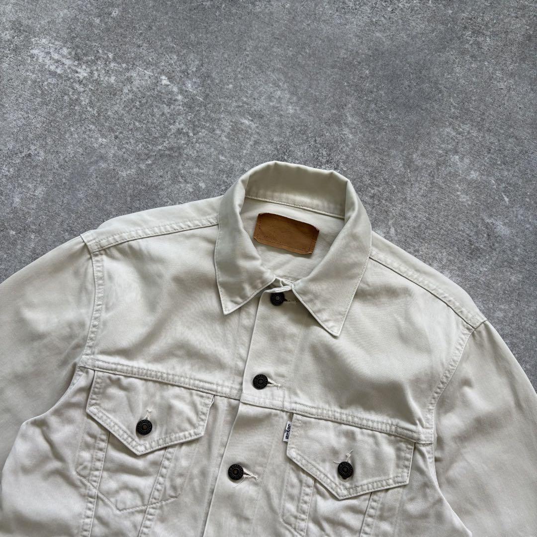 Levi´s】リーバイス 90s コットンサテン 生成りジャケット 日本製