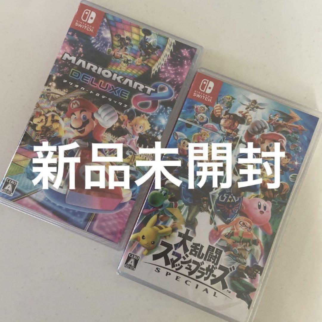 新品未開封　スマブラ　マリオカート8 デラックス