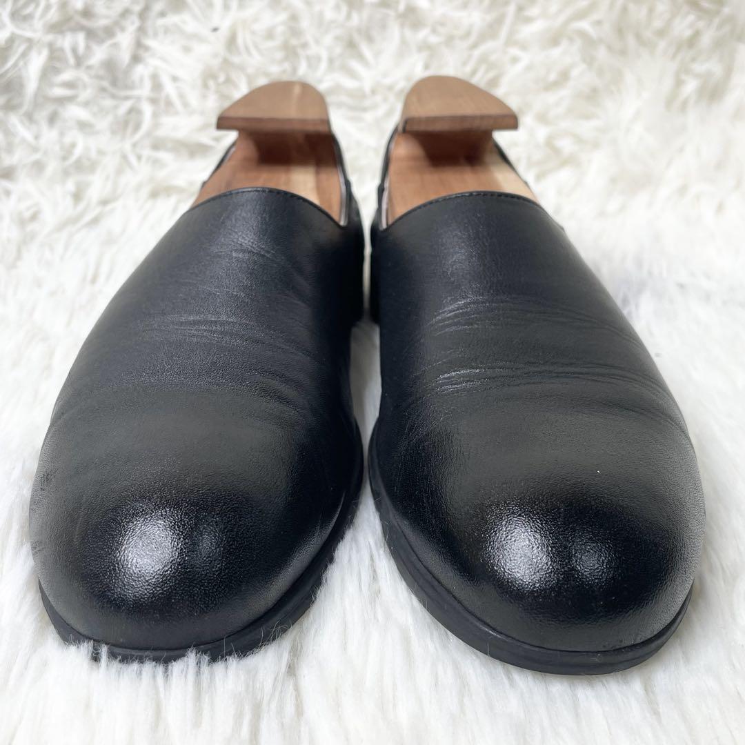 【美品】TRAVEL SHOES bycausser レザースリッポン 24cm