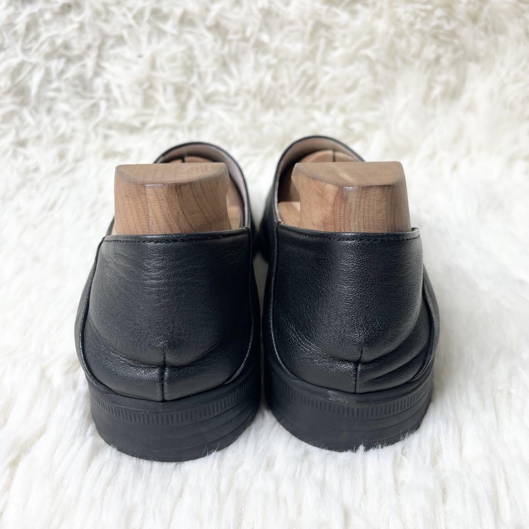 【美品】TRAVEL SHOES bycausser レザースリッポン 24cm