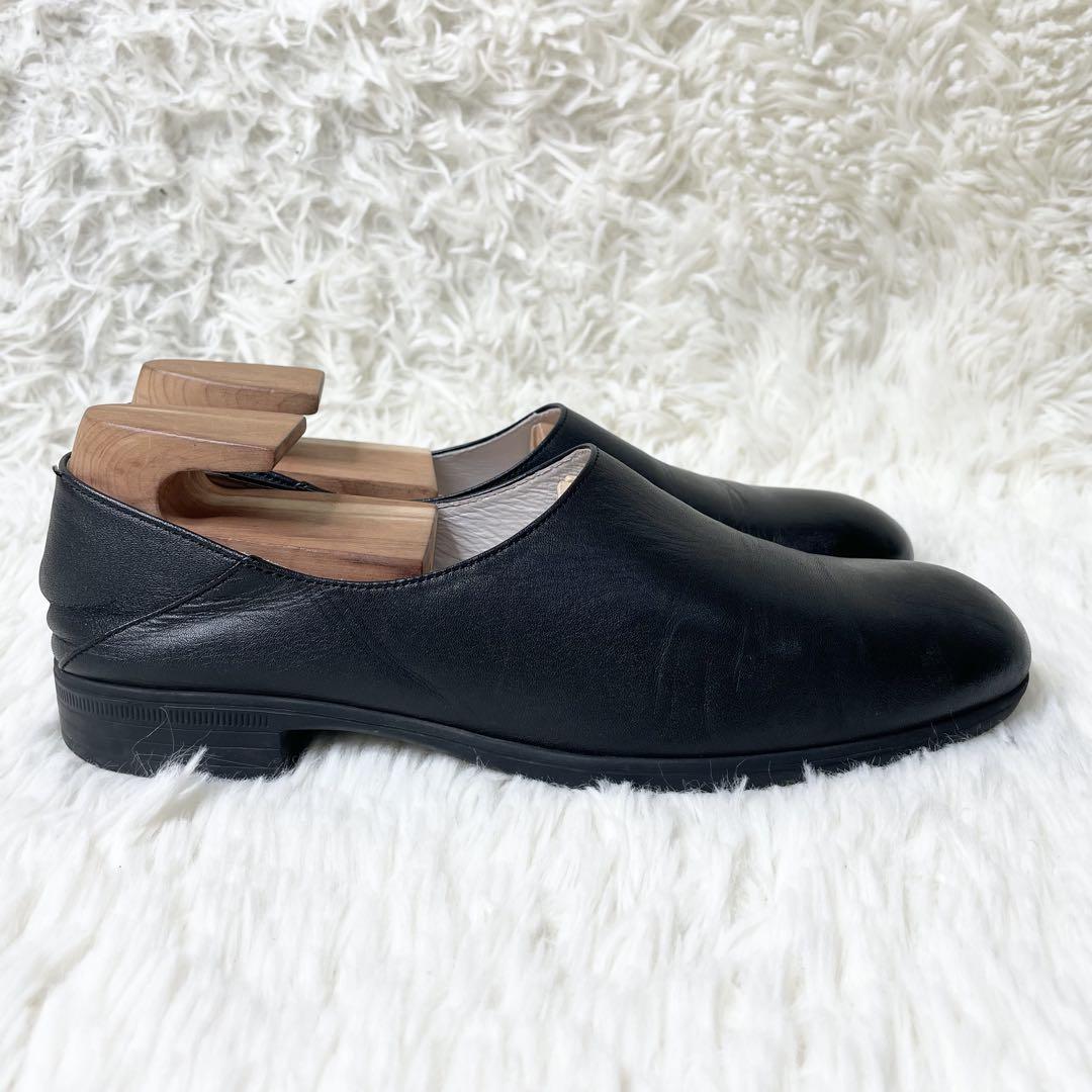 【美品】TRAVEL SHOES bycausser レザースリッポン 24cm