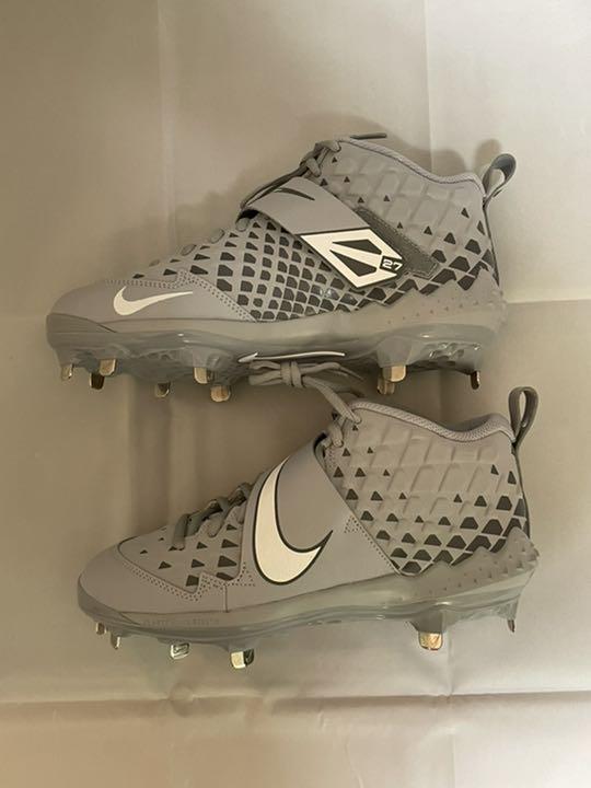 【シューズ】 NIKE 野球 スパイク トラウト6 PRO 25.5cm グレー 日本未発売 tpDuV-m71464702825 インチ