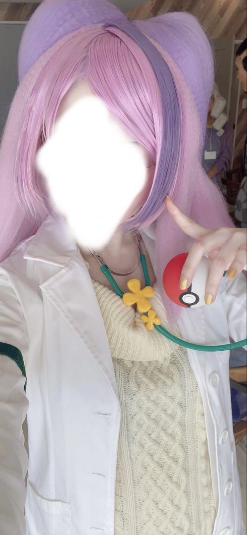 ポケモンSV ミモザ コスプレ 衣装 ウィッグ 靴 バチンウニ 聴診
