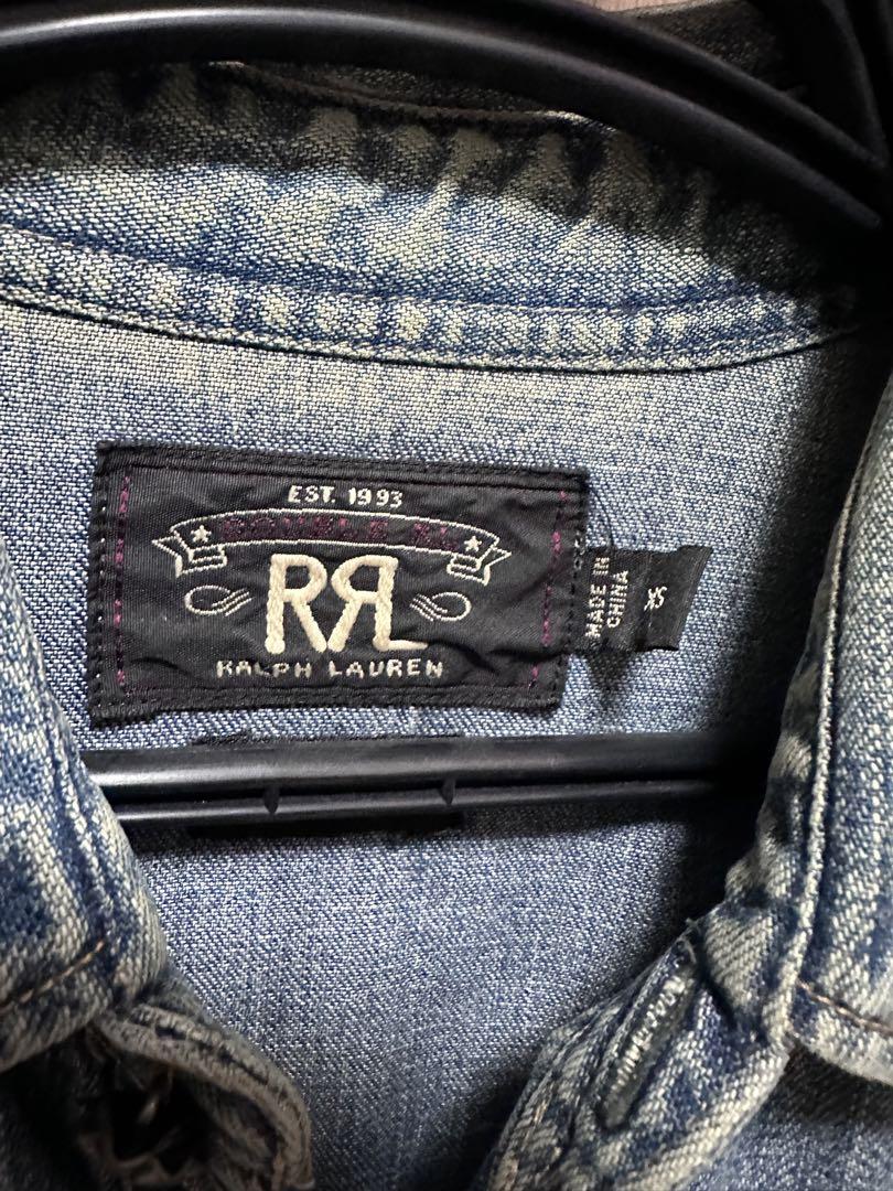 RRL デニムウエスタンシャツ XS 画像3