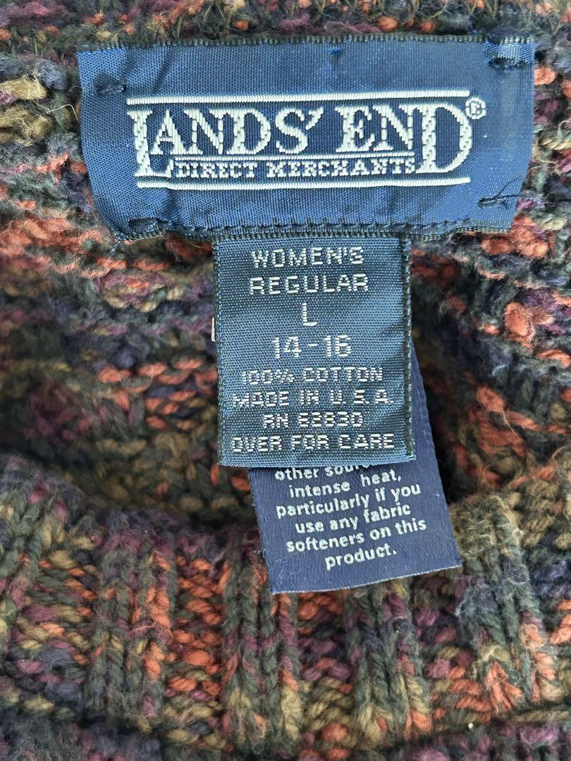 USA製 LANDS'END ランズエンド ウール ノルディックニットS609b USA製 LANDSEND ランズエンド ウール ノルディックニットS609b