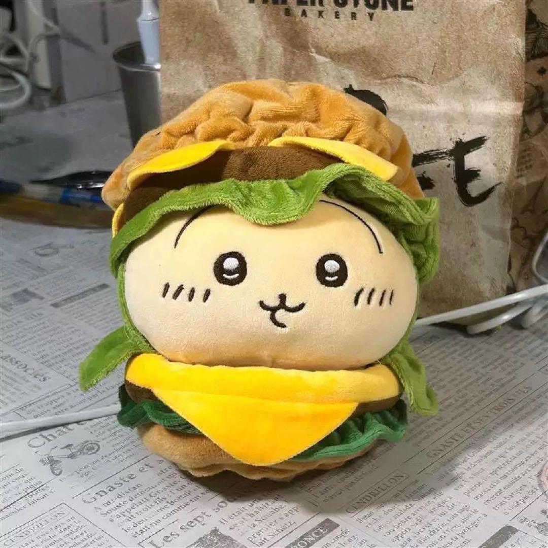 ハンバーガー型ぬいぐるみ