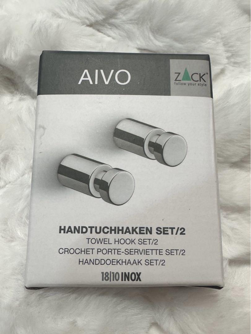 【新品・未開封】ZACK ザック 40402 AIVO タオルフックS 2個