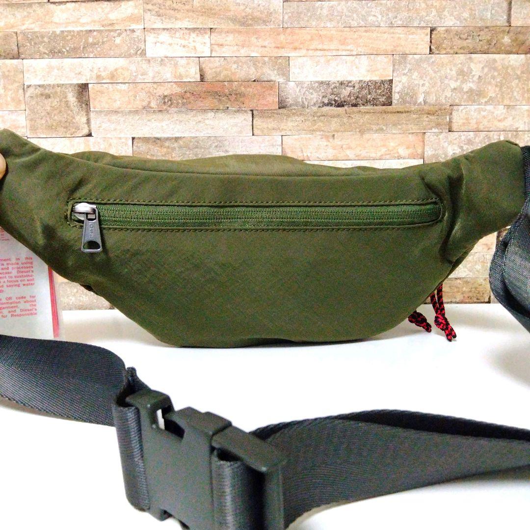 DIESEL ディーゼル X09372 ボディバッグ ウエストバッグ カーキ