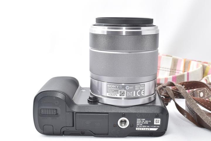 【美品】SONY NEX-F3 ミラーレスカメラ ブラック E 18-55mm