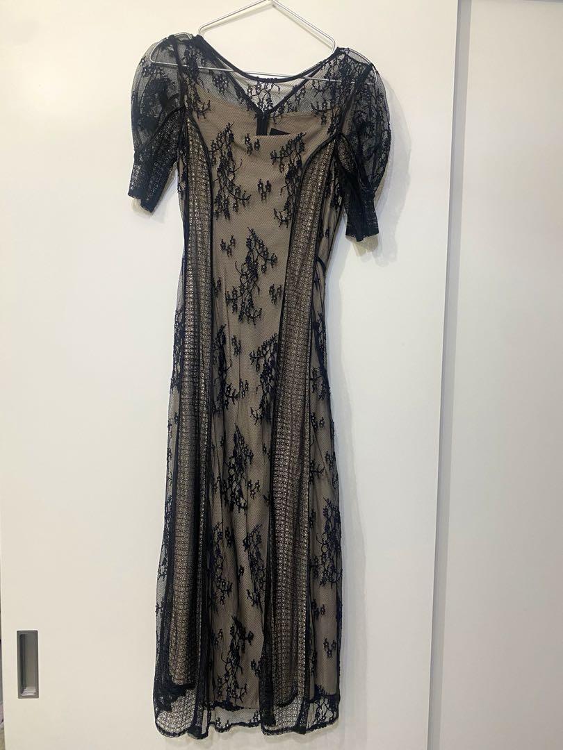 LAGUNAMOON LADYパネルレースワンピース