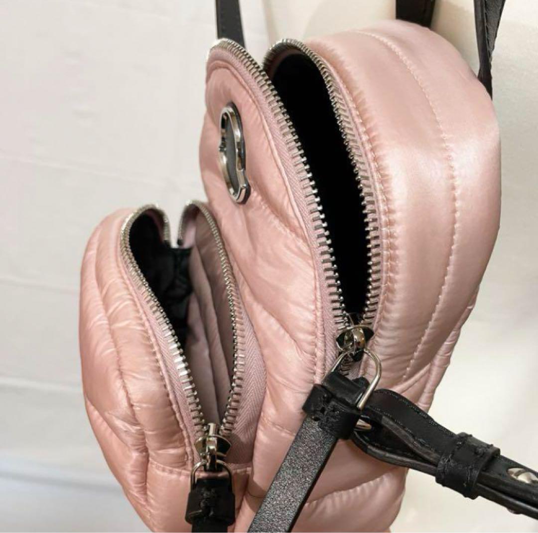 【MONCLER】 KILIA SMALL ショルダーバッグ ピンク Moncler `kilia` small crossbody bag - Light Pink