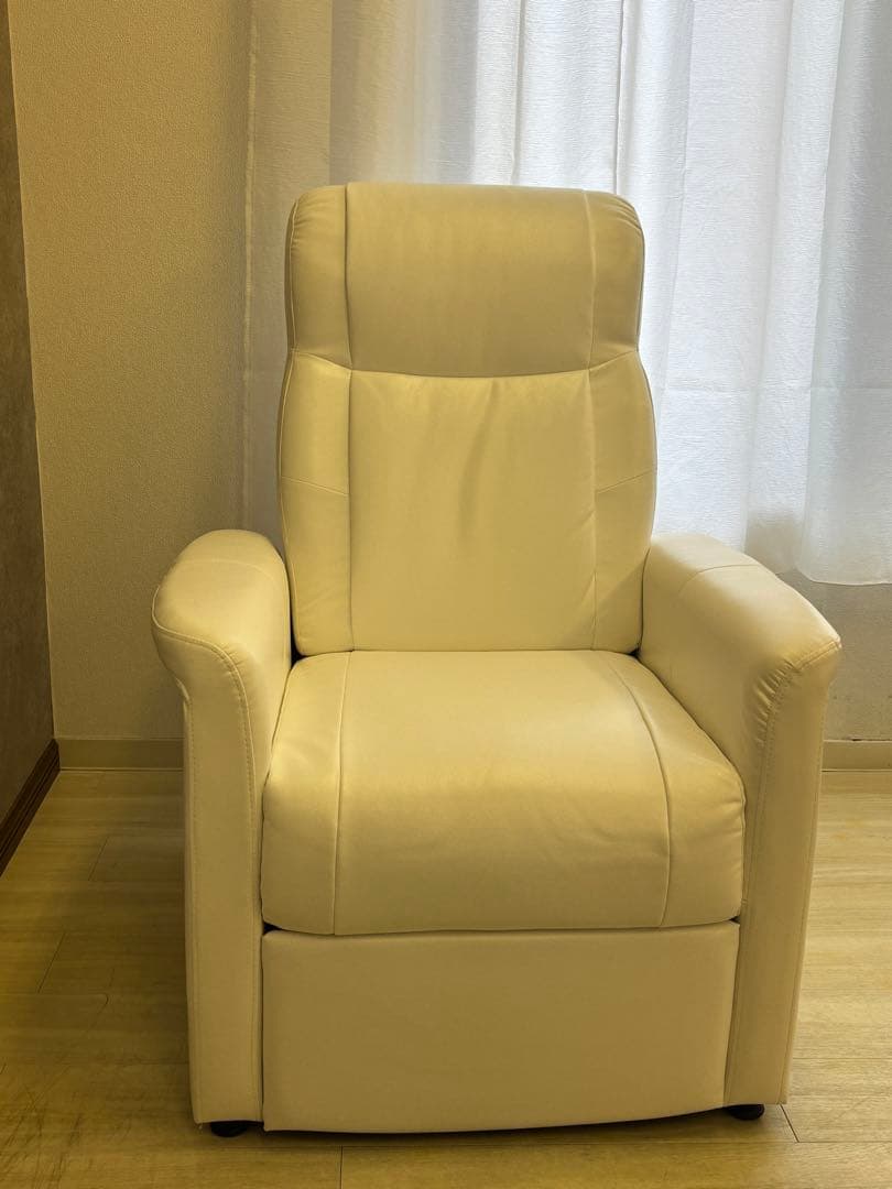 手動リクライニングチェア／ラウンジチェアDXⅡ ホワイト　施術いす付