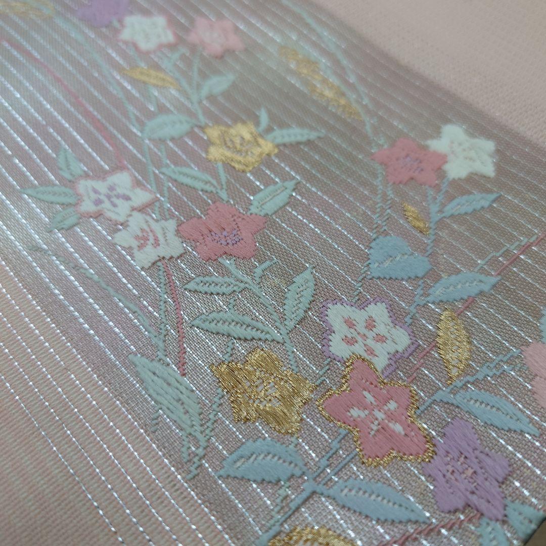 夏物単衣夏帯●未使用同然●唐織●夏絽織●九寸名古屋帯●362