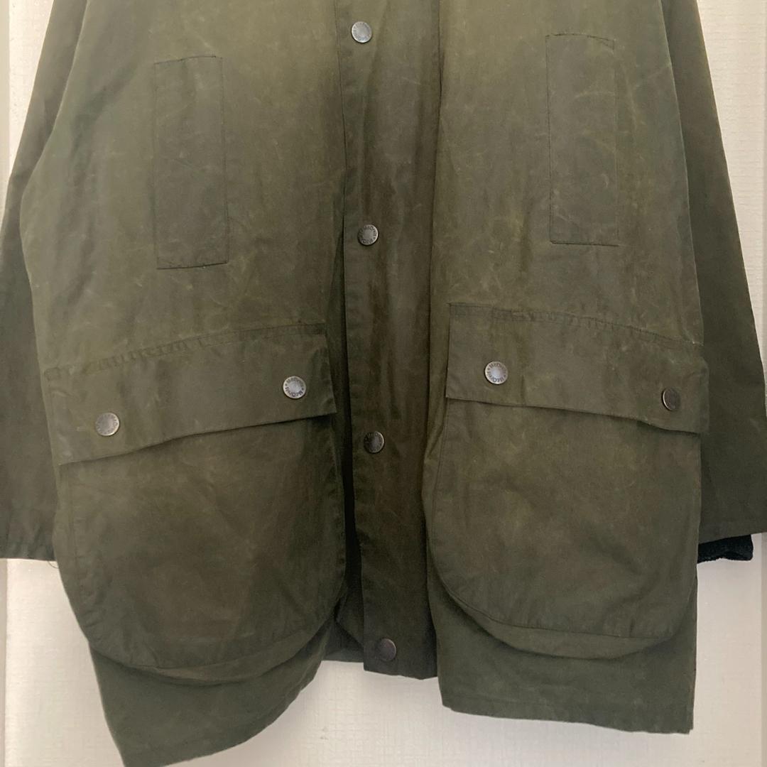 Mc Orvis　90s　オイルドジャケット　英国製　インナーチェック　カーキ