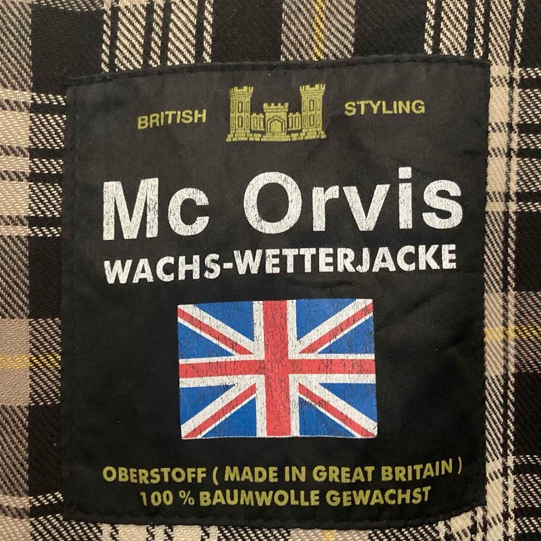 Mc Orvis　90s　オイルドジャケット　英国製　インナーチェック　カーキ