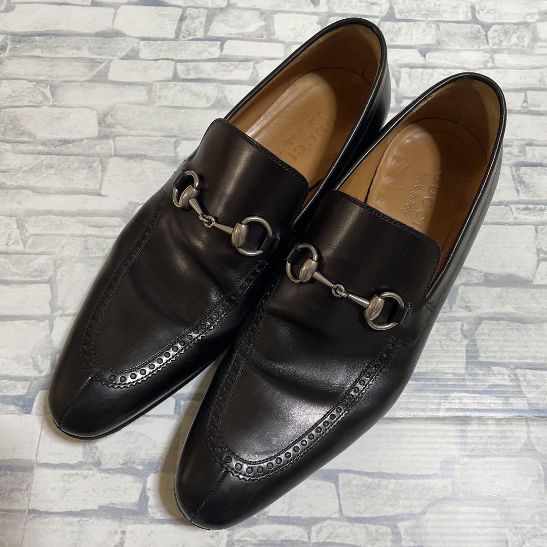 GUCCI 革靴　ローファー ブラック25.5cm