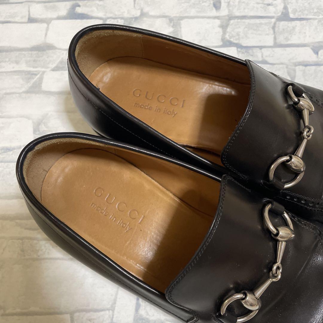GUCCI 革靴　ローファー ブラック25.5cm