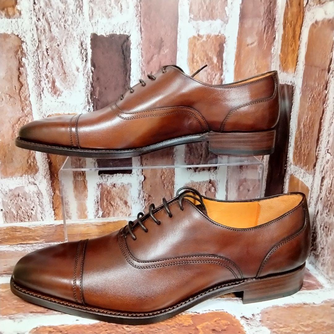 【未使用級】CORDWAINER（41.5）ストレートチップ　ブラウン