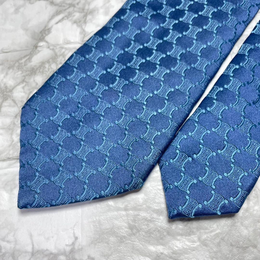 セリーヌ CELINE ネクタイ マカダム トリオンフ スーツ シャツ カフス