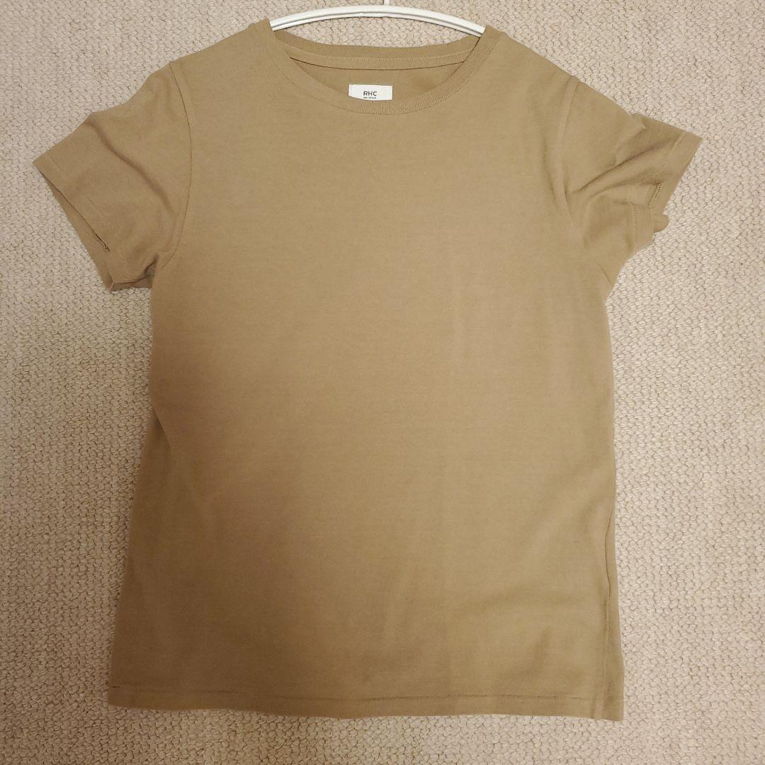 送料無料の商品 新品未使用【RHC】定番Tシャツ⭐新色⭐ベージュ Tシャツ(半袖+袖なし)