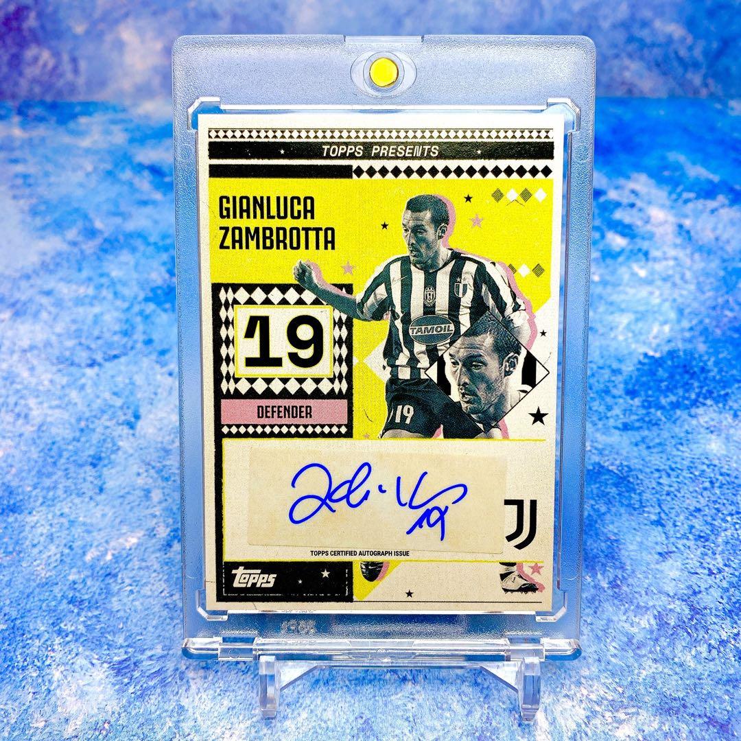 直筆サインカード【ザンブロッタ】インサート　ユベントス　topps