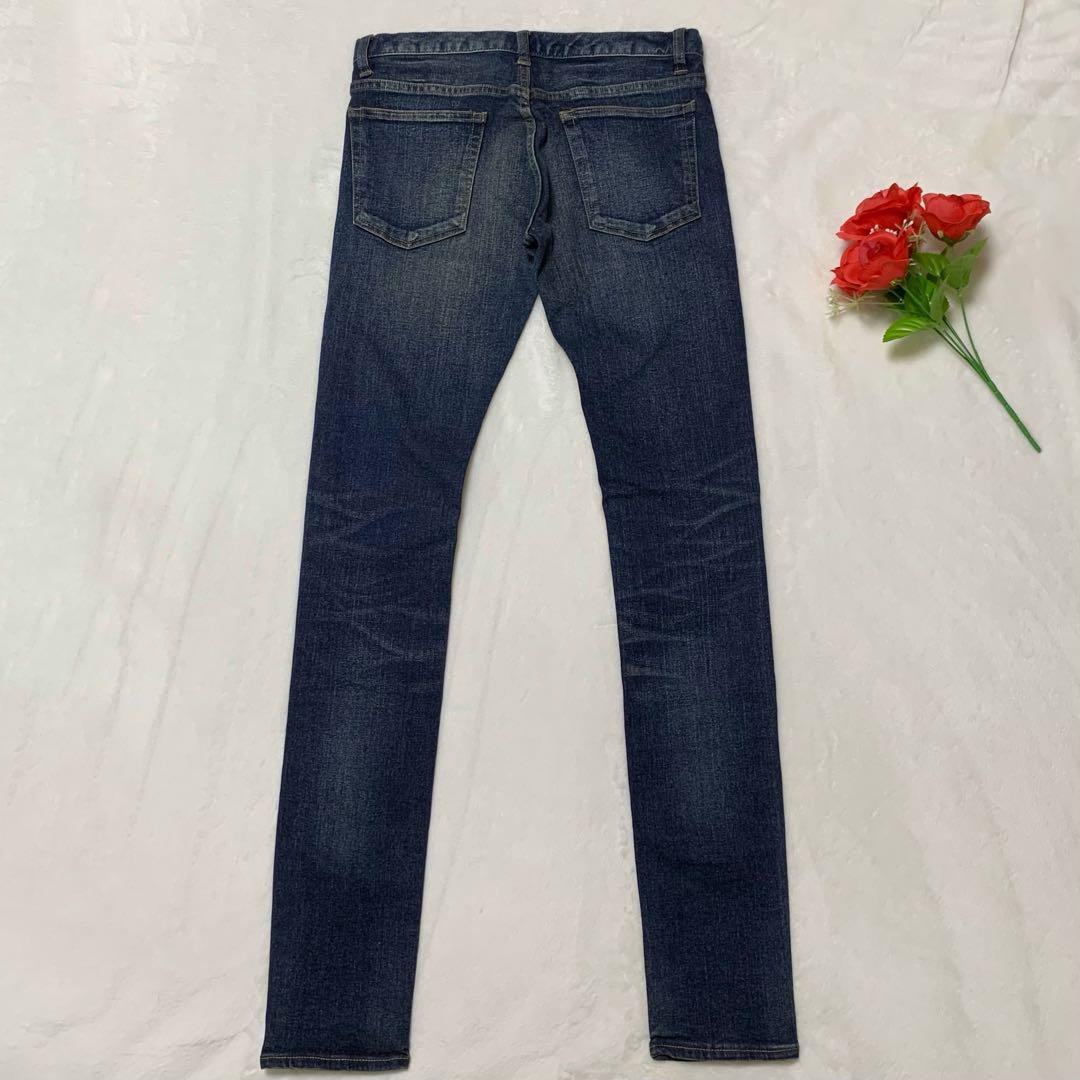 LoungeLizard ラウンジリザード ダメージデニムパンツ3 新品タグ付き LOUNGE LIZARD】ダメージデニム ダメージ加工 インディゴ デニム