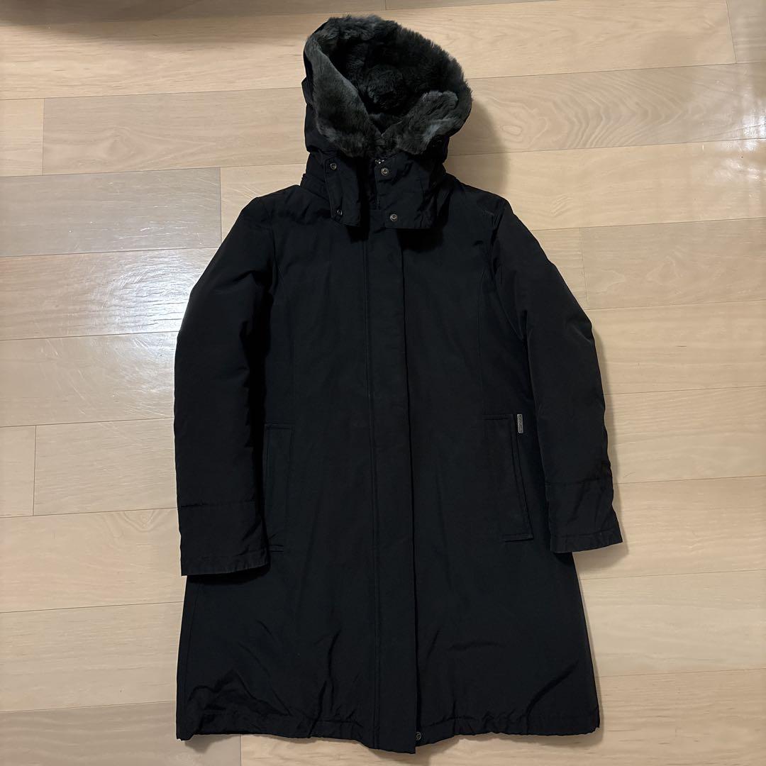 Woolrich フード付きダウンジャケット S ブラック