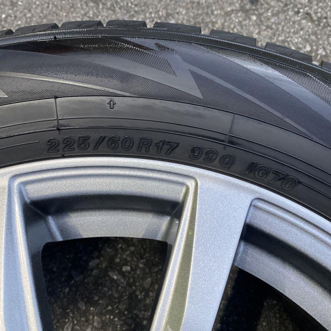 バリ溝‼️ヨコハマIG70スタッドレスセット 2022年製225/60R17