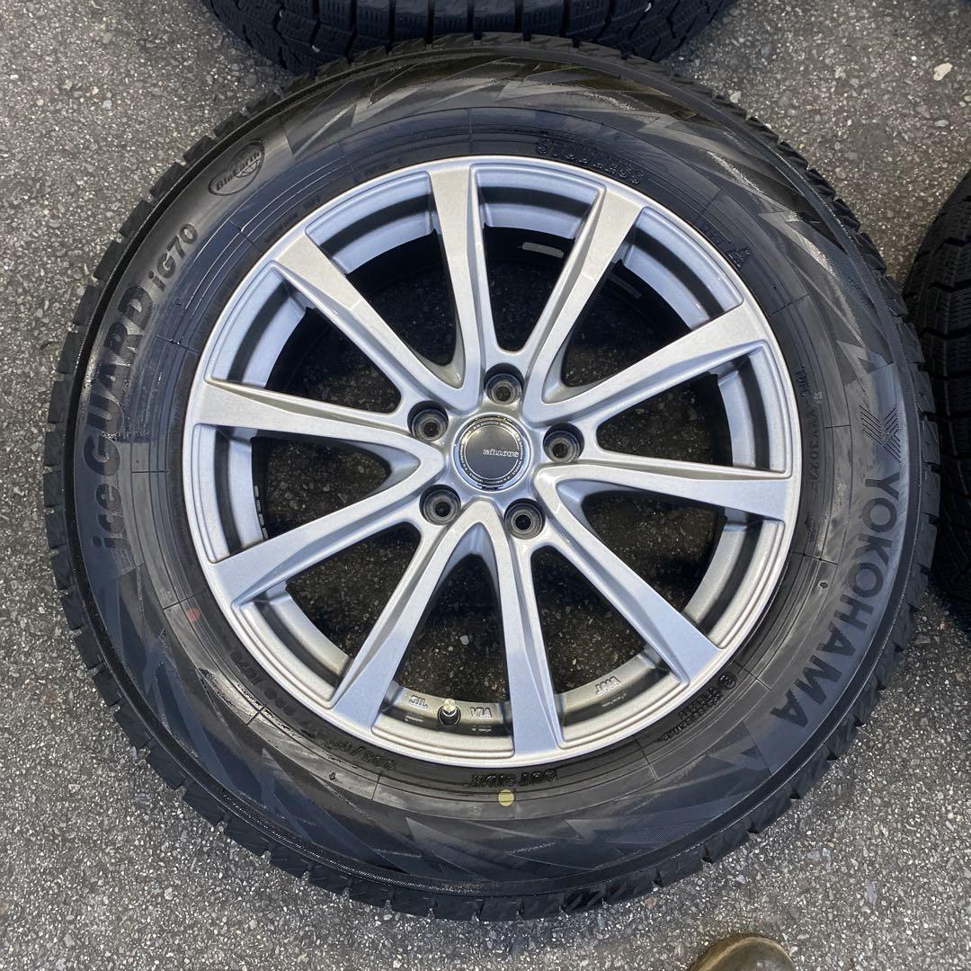 バリ溝‼️ヨコハマIG70スタッドレスセット 2022年製225/60R17