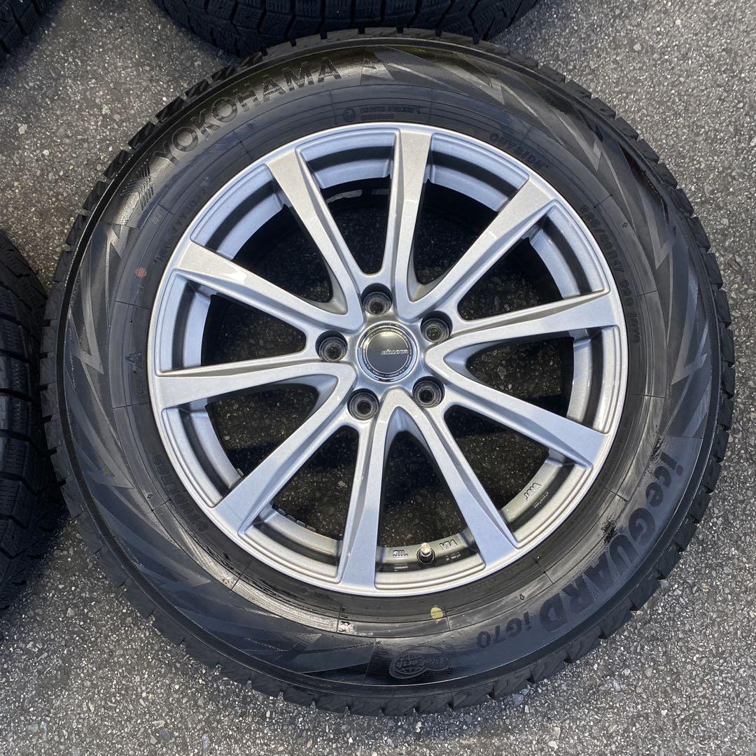バリ溝‼️ヨコハマIG70スタッドレスセット 2022年製225/60R17