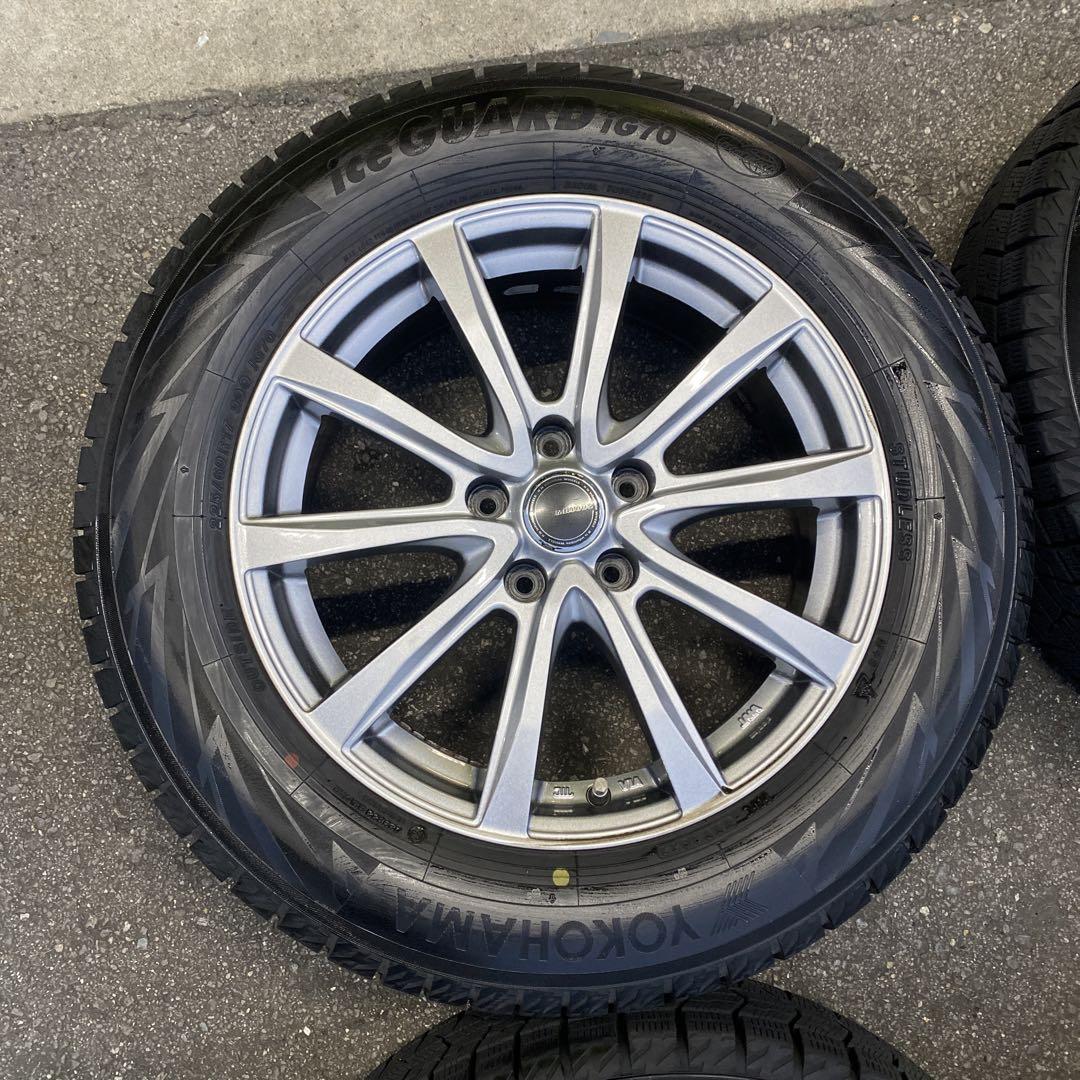 バリ溝‼️ヨコハマIG70スタッドレスセット 2022年製225/60R17