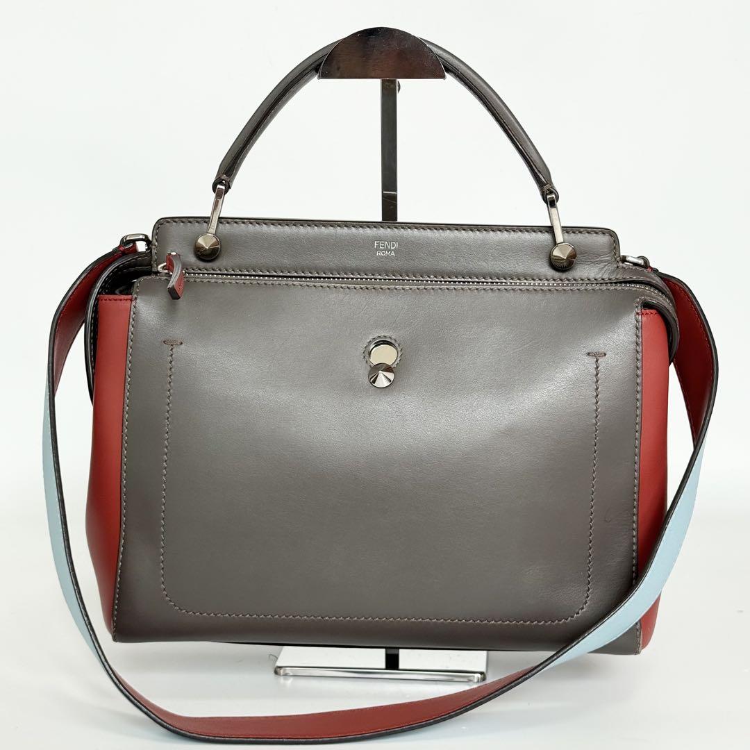 FENDI✨美品✨2way ドットコム　ショルダーバッグ　チェーンショルダー FENDI - fendi ドットコムクリック ブラック ショルダーバッグ