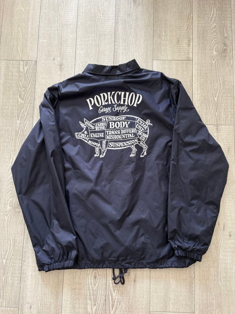 PORKCHOP ポークチョップ コーチジャケット ネイビー L - メルカリ
