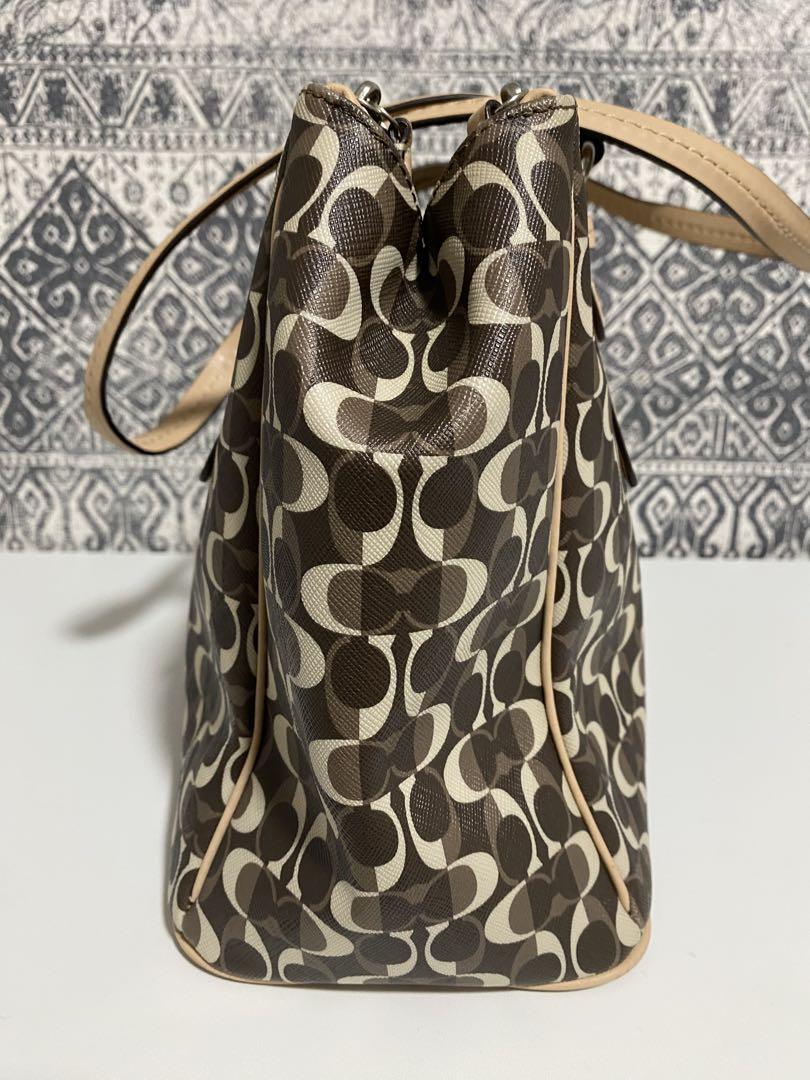【美品】COACH コーチ ペイトンドリーム シグネチャー トートバッグ