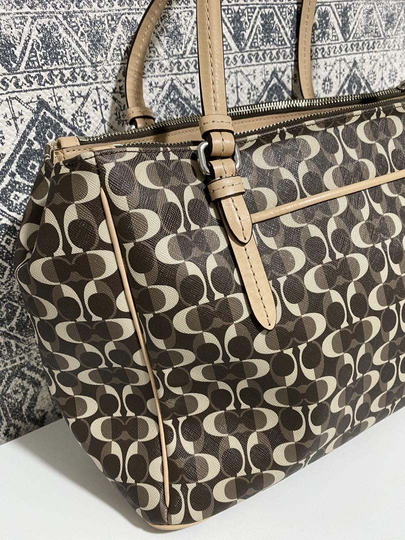 【美品】COACH コーチ ペイトンドリーム シグネチャー トートバッグ