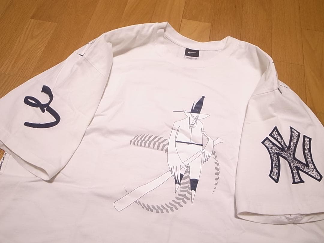 トリプルネームNike x Futura NYヤンキース Be True 白XL